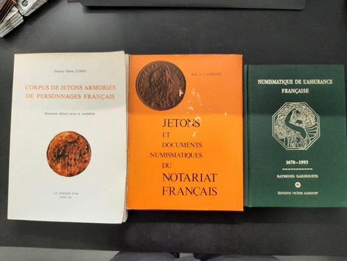 Frankrijk. Lot de 3 livres sur les jetons et médailles, Postzegels en Munten, Munten | Europa | Euromunten