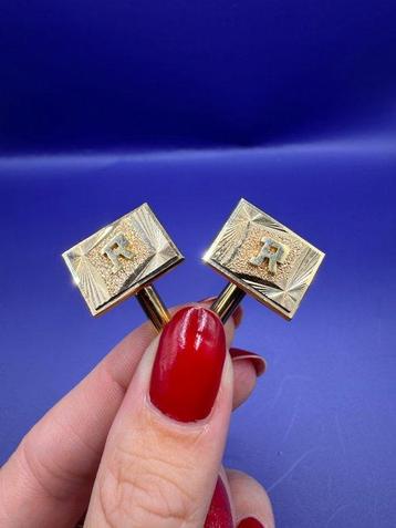 Boutons de manchette - 18 carats Or jaune