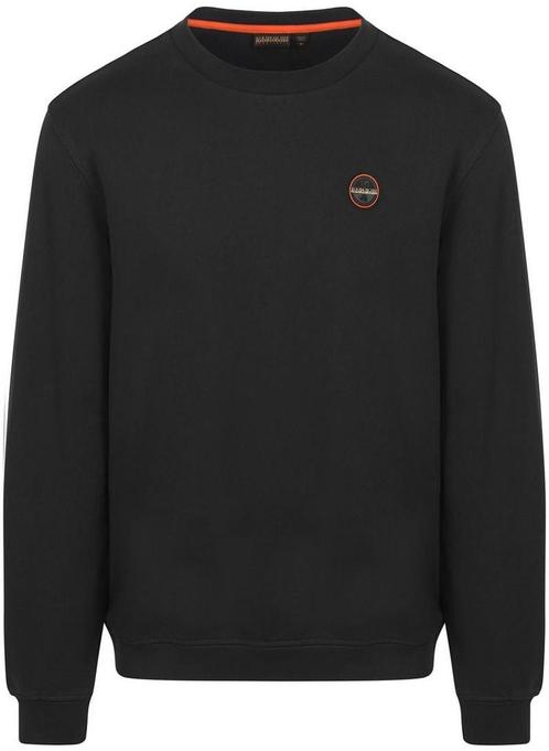 Napapijri Badge Sweater Zwart maat Maat 48/50 (M) Heren, Kleding | Heren, Truien en Vesten, Zwart, Nieuw, Maat 48/50 (M), Verzenden