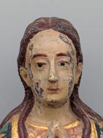 Beeld, Maria Immaculata mit blauem Mantel und goldenen, Antiek en Kunst