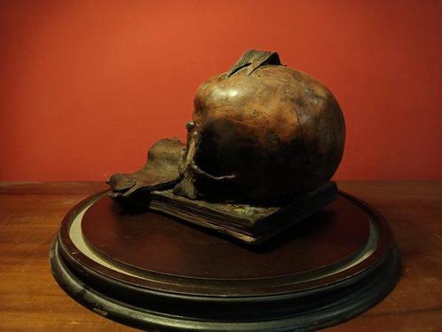 sculptuur, Vanitas - 25 cm - Terracotta, Antiek en Kunst, Antiek | Keramiek en Aardewerk