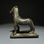 Oud-Grieks Brons Two Horses. Geometrische tot archaïsche