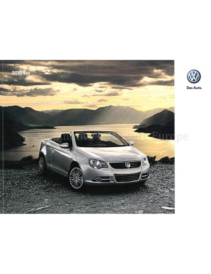 2009 VOLKSWAGEN EOS BROCHURE ENGELS, Boeken, Auto's | Folders en Tijdschriften