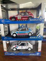 Solido 1:18 - Modelauto  (3) - Set 3 x Peugeot 205 WRC, Hobby en Vrije tijd, Nieuw
