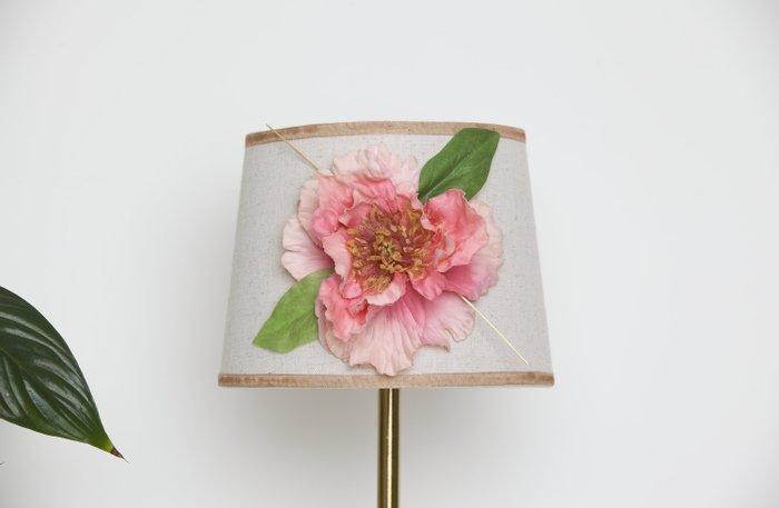 Lampe de table de chevet - Métal, Textile, Antiquités & Art, Art | Objets design