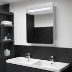vidaXL Badkamerkastje met spiegel LED 68x9x80 cm, Verzenden, Nieuw