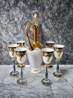 Drinkglas - Verguld - Likeurset - Handgemaakt