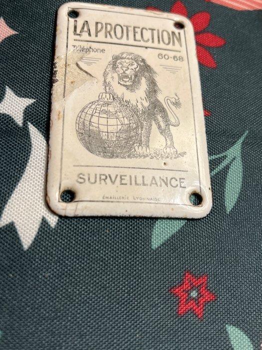 Emaillerie lyonnaise - La protection - Emaille bord -, Antiek en Kunst, Curiosa en Brocante