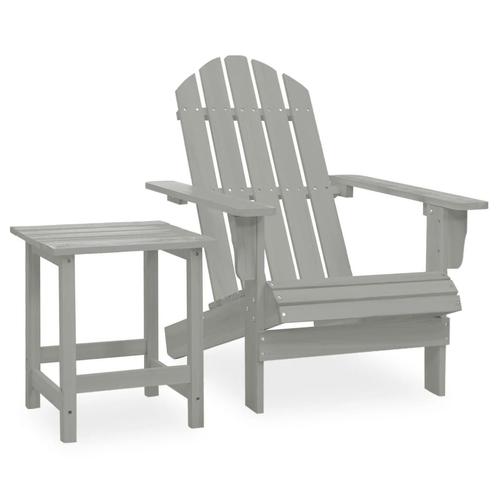 vidaXL Tuinstoel Adirondack met tafel massief vurenhout, Tuin en Terras, Tuinsets en Loungesets, Nieuw, Verzenden