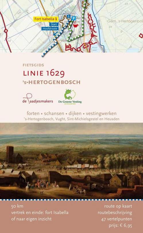 Fietsgids Linie 1629 ’s-Hertogenbosch 9789082556018, Livres, Guides touristiques, Envoi