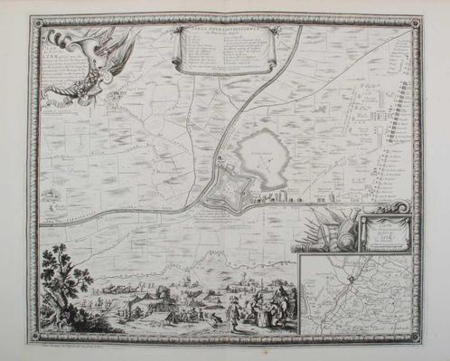 Kaart van Fort de Linck, Antiquités & Art, Art | Eaux-fortes & Gravures