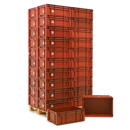 Gebruikte euronorm stapelbakken palletaanbieding klt alle, Doe-het-zelf en Bouw, Kratten en Dozen, Gebruikt, Ophalen of Verzenden