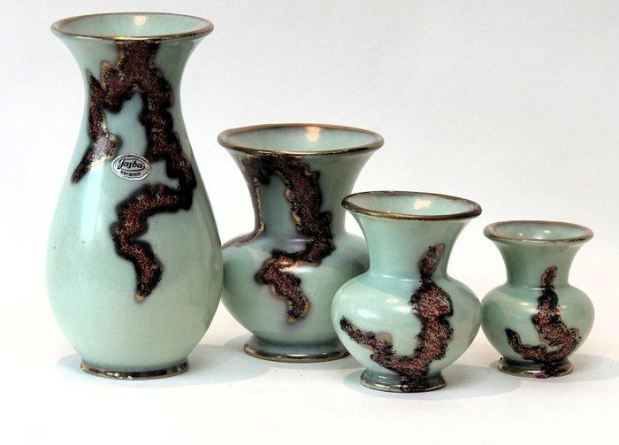 Jasba - West Germany - Vaas (14) - Keramiek - Jaspatina, Antiek en Kunst, Antiek | Glaswerk en Kristal