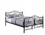Metalen bedframe met lattenbodem- 140x200 - zwart met kri..., Doe-het-zelf en Bouw, Metalen, Ophalen of Verzenden, Nieuw