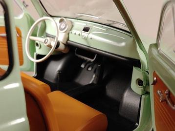 KK-Scale 1:12 - Berline miniature - Fiat 500 Mintgroen 1968