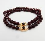 Armband - 14 karaat Geel goud Granaat, Handtassen en Accessoires, Nieuw