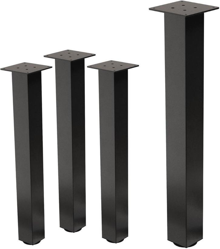 Tafelpoten - Metaal - Set van 4 - 72 cm - Donkergrijs - ML-D, Huis en Inrichting, Overige Huis en Inrichting, Verzenden