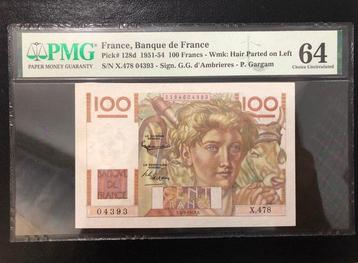 France. - 100 Francs 1952 - Pick 128d