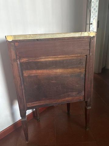 Table de chevet - Bois - Table de nuit en demi-lune
