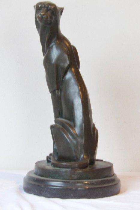 Milo (1910-1978) - sculptuur, Panter - 32 cm - Brons, Antiek en Kunst, Curiosa en Brocante