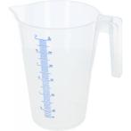 Measuring cup 3ltr, with scale plastic - kerbl, Nieuw