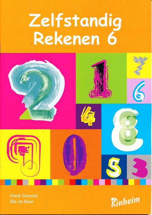 Kinheim Zelfstandig Rekenen groep 6 (per stuk), Livres, Livres scolaires, Envoi