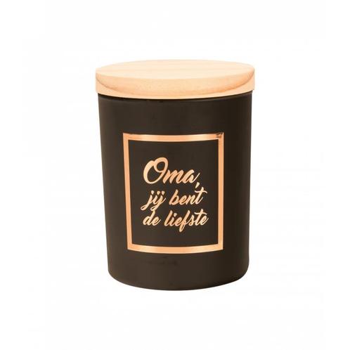 Geurkaars Oma Zwart 8cm, Hobby en Vrije tijd, Feestartikelen, Nieuw, Verzenden