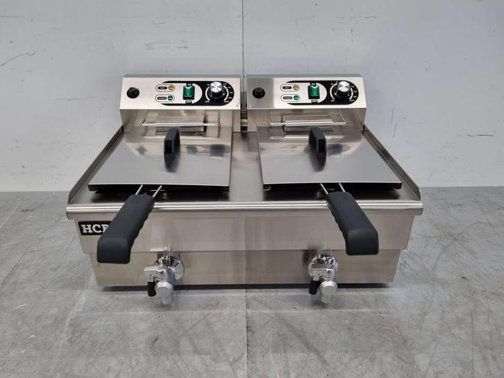 Friteuse double en acier inoxydable Friteuse Vanne de, Zakelijke goederen, Horeca | Overige, Verzenden