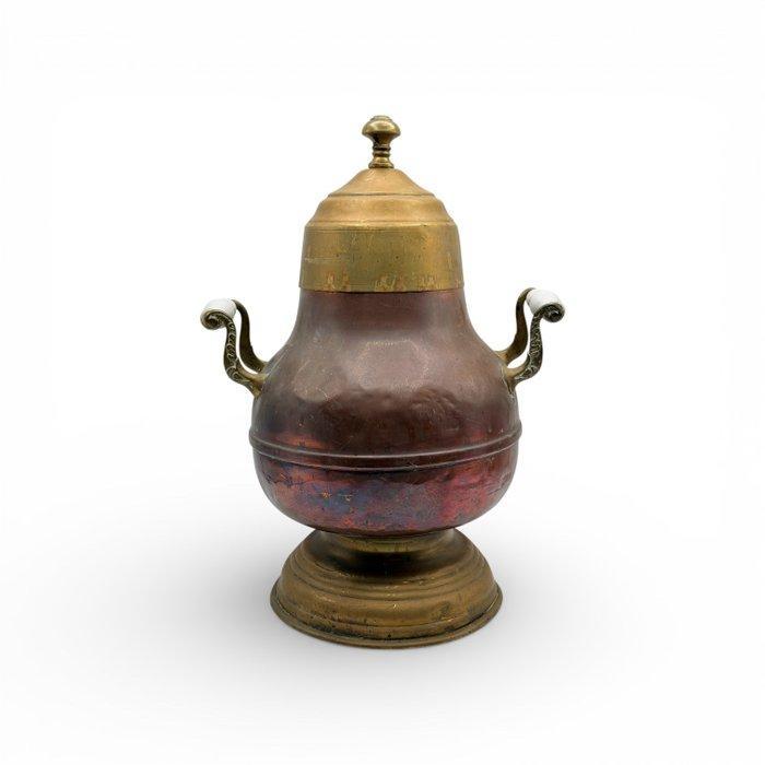 Openhaard accessoire - Koper, Messing - Koolstofblusser, Antiquités & Art, Antiquités | Autres Antiquités