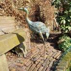 sculptuur, Elegant Heron - 83 cm - Metaal