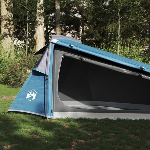 vidaXL Tente de camping tunnel 2 personnes bleu, Caravans en Kamperen, Tenten, Verzenden