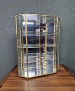 Vitrinekast - Glas, Messing, Mirror