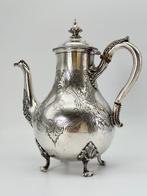 Koffiepot - .925 zilver - Zilveren koffiezetapparaat, Antiek en Kunst