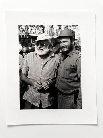Alberto Korda (1928-2001). - (XXL) Ernest Hemingway y Fidel