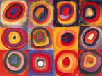 Kandinsky (after) - Hot Colours - Big Size XL - Licensed, Antiquités & Art, Art | Dessins & Photographie