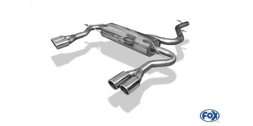 FOX Seat Altea XL 5P - 4x4 einddemper kruiselings uitgang re, Auto-onderdelen, Uitlaatsystemen, Nieuw, Verzenden