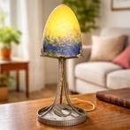 Lamp - art deco, MULATY - Smeedijzer - Lamp Art Déco, Antiek en Kunst