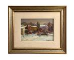 Giacomo Malfanti (1907-1998) - La neve in paese