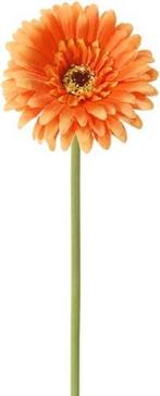Gerbera Oranje Zijdenbloem 58 cm per stuk, Nieuw