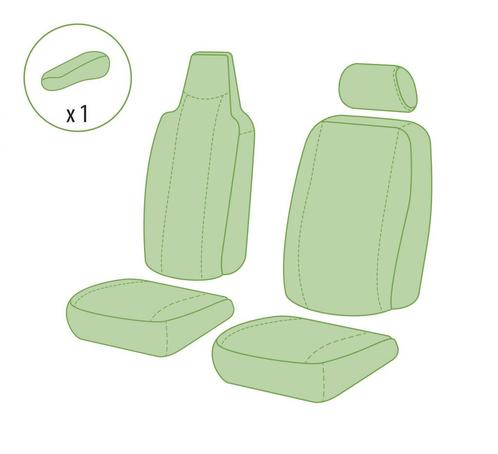 Stoelhoezen set Toyota Proace City Electric 2023-heden  Stof, Auto-onderdelen, Interieur en Bekleding, Verzenden