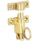 Raamknip Elegant met sluitkom messing ongelakt, Doe-het-zelf en Bouw, Nieuw, Overige materialen