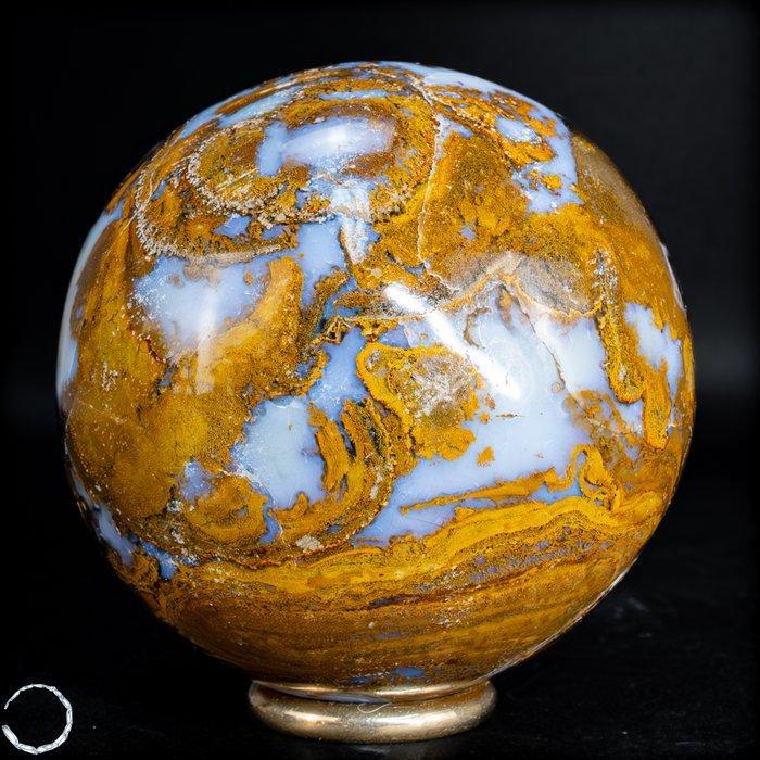 Zeldzame natuurlijke Australische agaat opaal Sphere- 484.44, Verzamelen, Mineralen en Fossielen