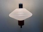 Philips - Lamp - glas. teakhout en metaal. - Vintage, Antiek en Kunst, Curiosa en Brocante