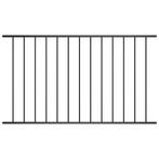 Hekpaneel 1,7x1m Zwart | Retour Deal | 40% Korting, Tuin en Terras, Verzenden, Nieuw, IJzer, Tuinhek