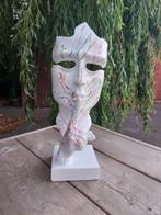 Statue, artistic Statue head on block  THE SILENCE  42
