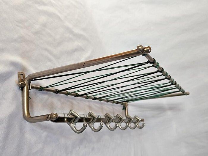 Kapstok - Chroom, IJzer, Plastic - Haak in Art Deco-stijl, Antiek en Kunst, Antiek | Wandborden en Tegels