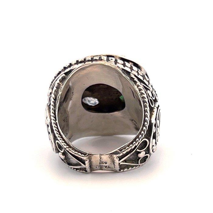 Bague Argent - 7.00ct. tw. Rubis - Saphir - bague, Bijoux, Sacs & Beauté, Bagues