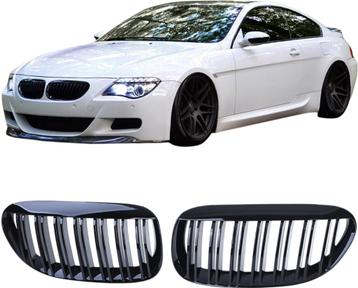 Grillen set | Nieren | BMW 6-serie | E63-E64 cabriolet coupe, Verzenden
