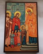 Icoon - Bulgaars icoon Introductie van de Heilige Moeder van