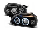 Angel Eyes Black koplampen geschikt voor Opel Corsa B, Autos : Pièces & Accessoires, Éclairage, Verzenden